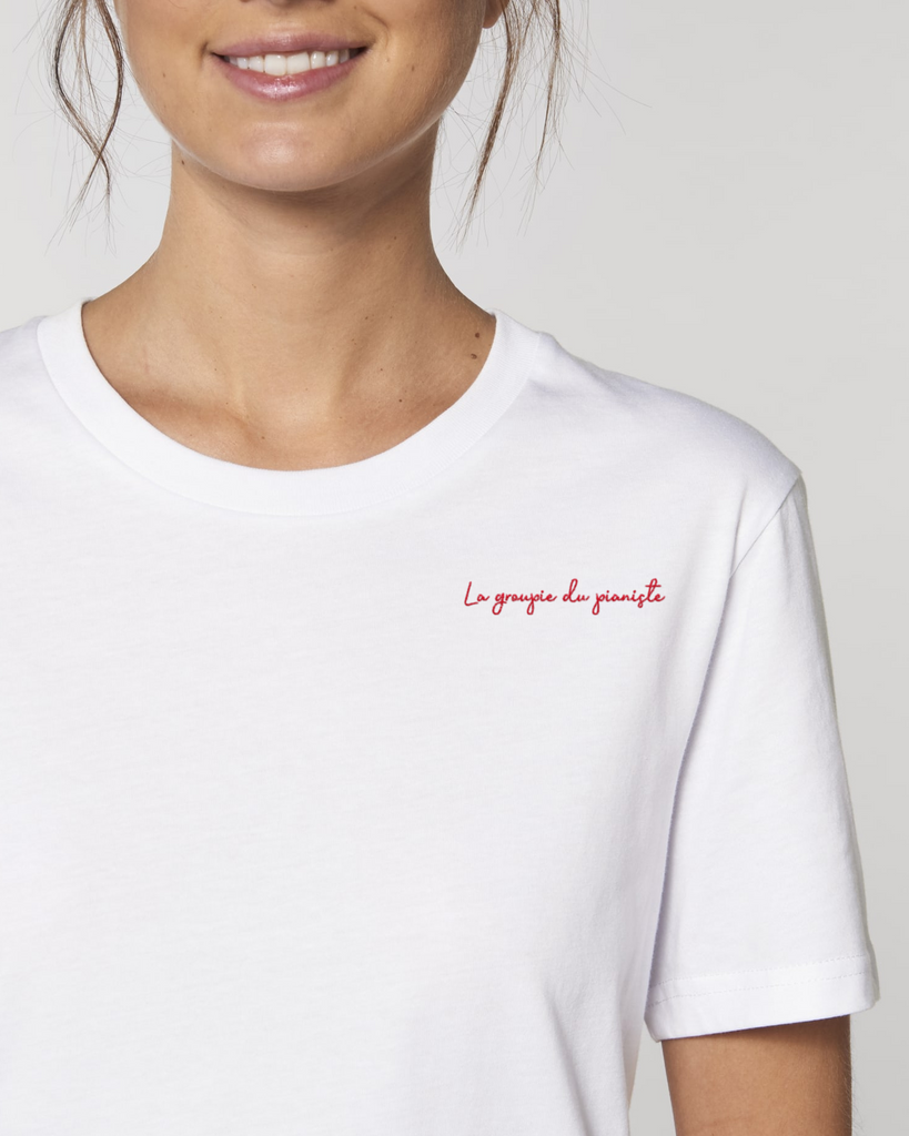 T-shirt Bio unisexe - La groupie du pianiste - Lovember