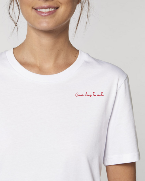 T-shirt Bio unisexe - Gravé dans la roche - Lovember