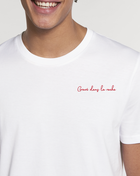 T-shirt Bio unisexe - Gravé dans la roche - Lovember